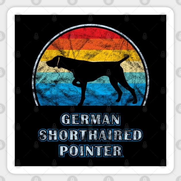 German Shorthaired Pointer Vintage Design Dog Sticker by millersye